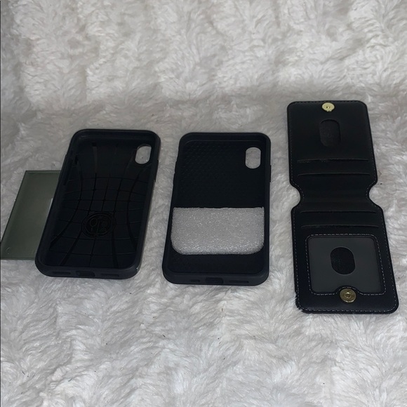 2 iPhone X/XS Case Black and olive - Picture 4 of 17